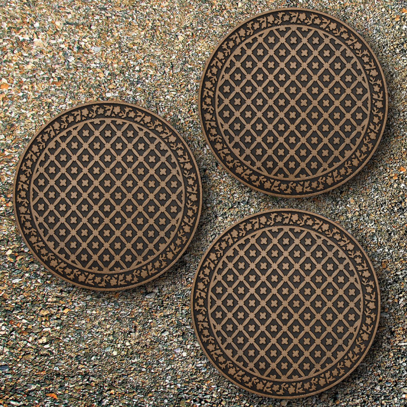 Provence  Rubber3 piece Stepping Stone Set