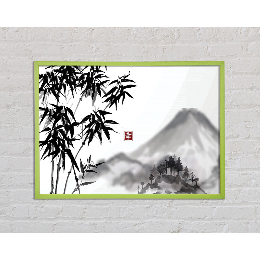 Ashiana East Asia Bamboo - Einzelner Bilderrahmen Kunstdrucke