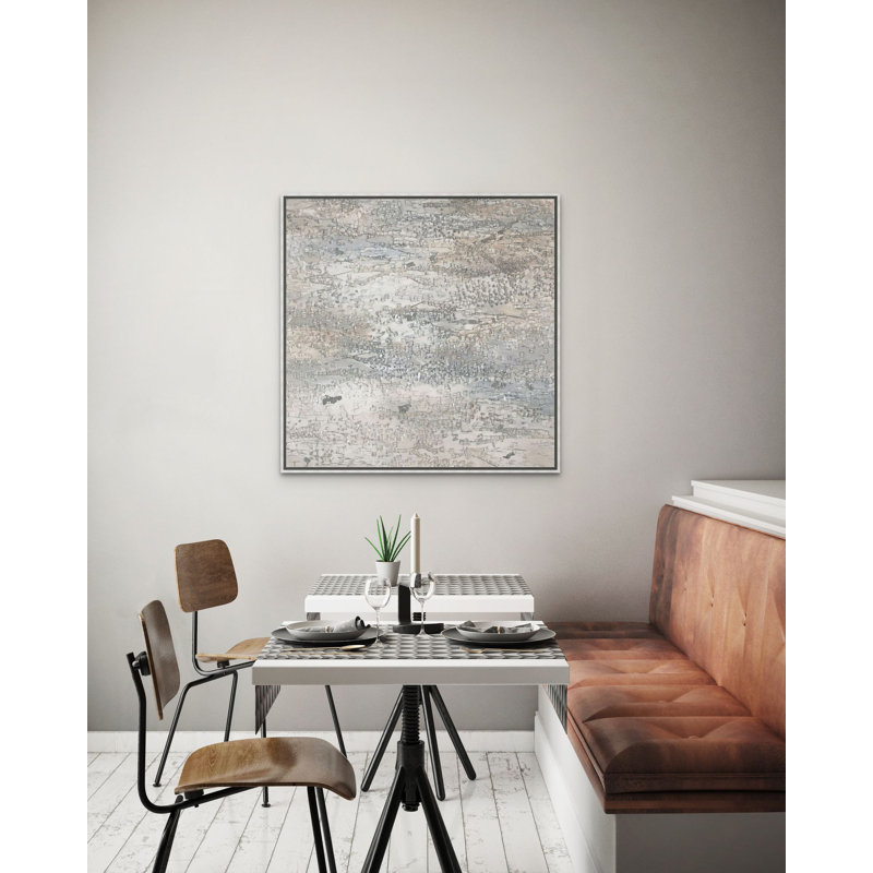 Platinum Wave 1 Print by Art House Studios, 30" H x 30" W x 3" D
