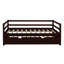 Lit plateforme simple avec lit gigogne-304594315