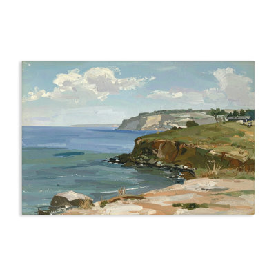 Le long de la toile de paysage, design par Alonza Saunders