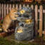 Outdoor Fountain with Lights