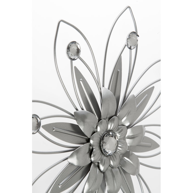 4 Piece Metal Wall Wall Sconce Set, Silver