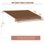 Auvent rétractable Outsunny 13 pi x 8 pi-199724882-199724883