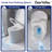 Smart Elongated Toilet With Foot Kick Sensor Flush, Night Light, Heated Seat, One Piece Toilet, No Bidet