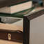 Bureau, finition brune