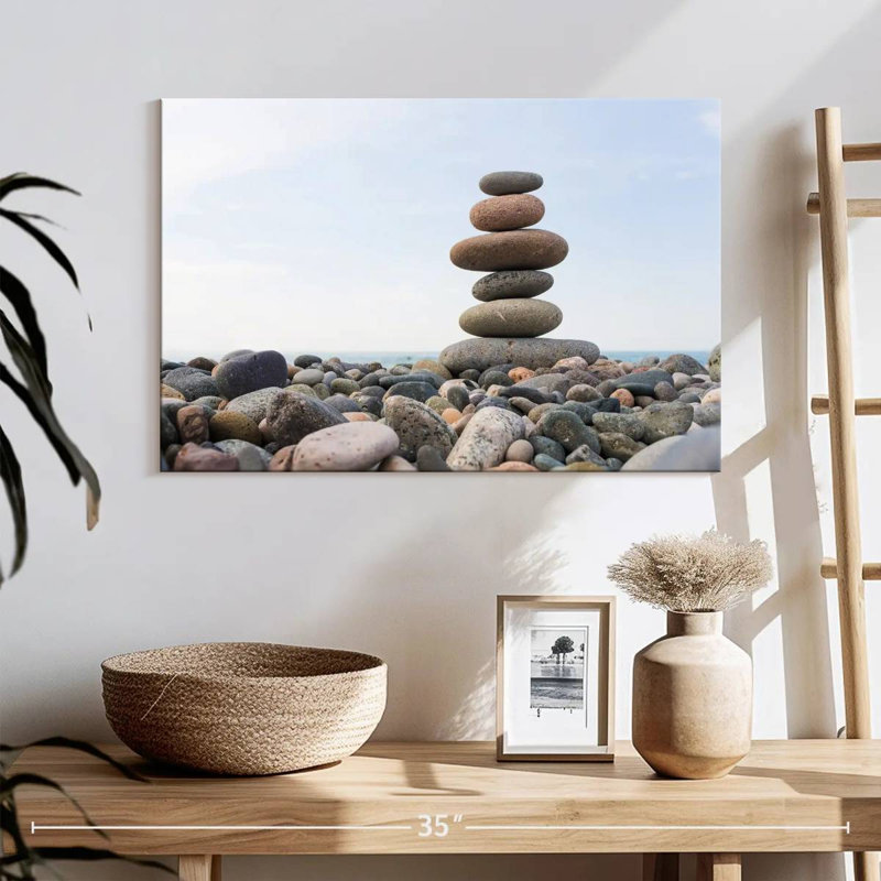 Kerrick Seaside Stone Stack, 16" H x 24" W
