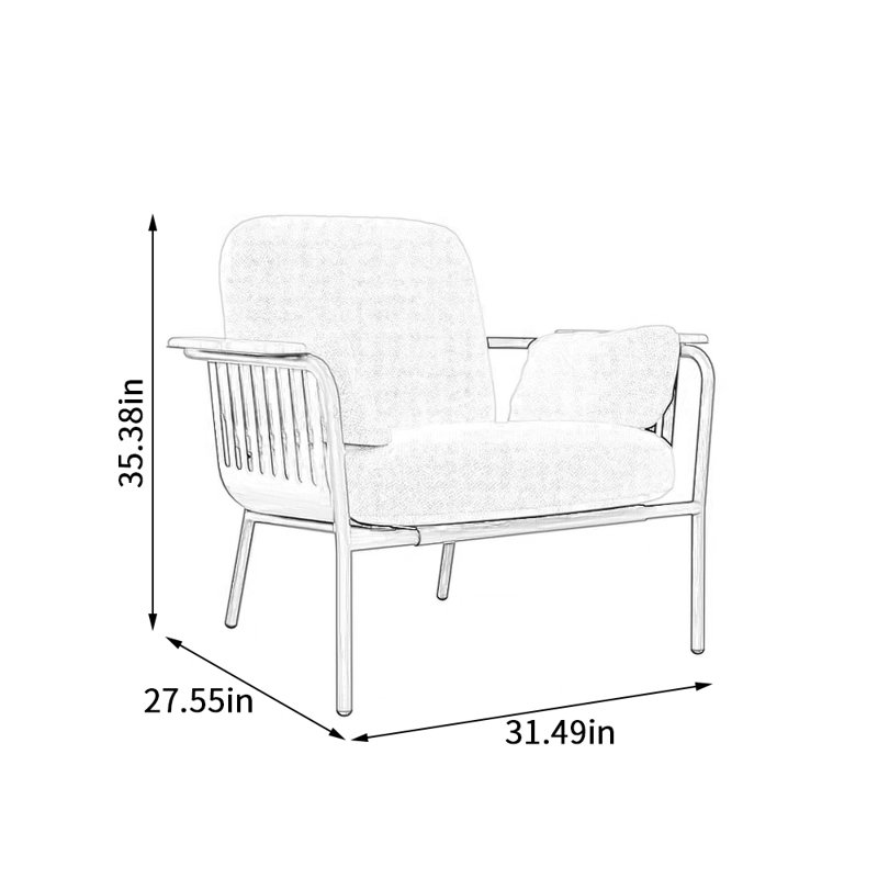 Chaise longue d'extérieur imperméable à l'eau, Beige, Noir