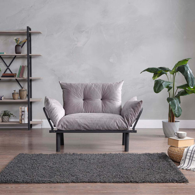 Causeuse charmante avec un design exquis pour une vie confortable, Brun