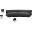 Canapé modulaire rembourré 108 po Bale-90951469