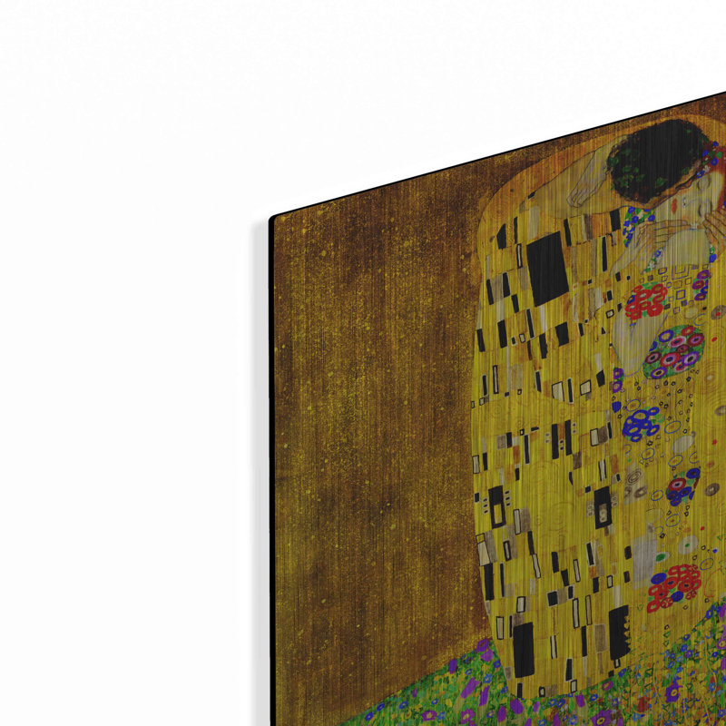 «The Kiss» par MASTERS, H 12 po x l 12 po