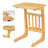 Kadi Solid Wood Pedestal End Table-1974087069