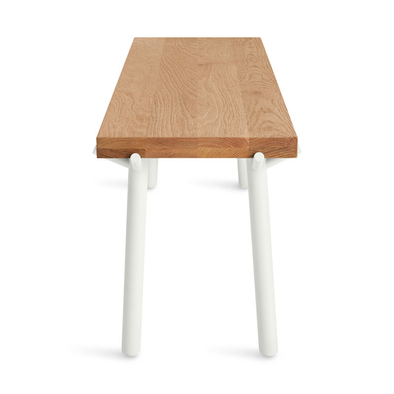 Branch Dining Bench, Oak, White