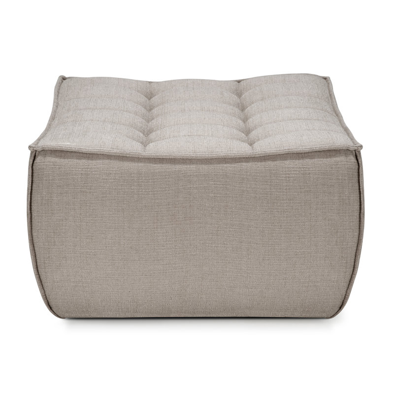 N701 Square Ottoman, Beige