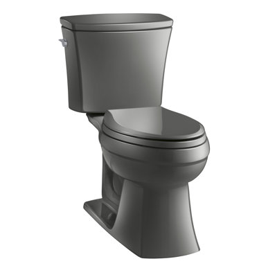 Kelston™ Comfort Height Two-Piece Elongated 1.6 GPF Toilet with Aquapiston Flush Technology and Left-Hand Trip Lever