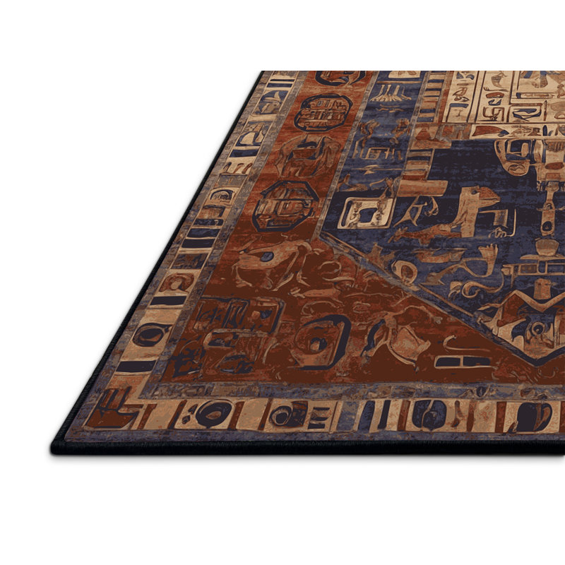 Tapis brun soyeux et moelleux, Carré 4 pi