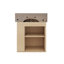 Meuble-lavabo suspendu 21,6 po avec lavabo, pièce murale compacte avec lavabo en céramique-1909944118