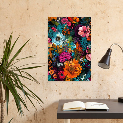 Art contemporain, art abstrait fleur naturelle