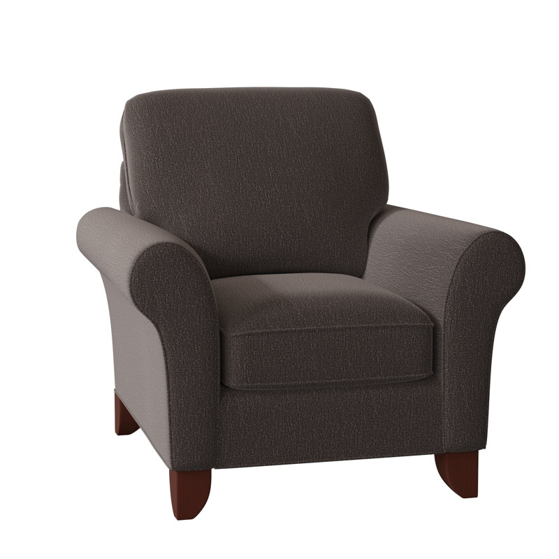 Fauteuil de 38 po de large Almada, Chenille performance gris foncé Craftwood 45, Manhattan, Non