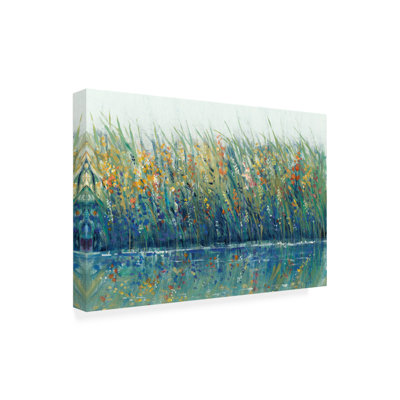 Reproduction d’art sur toile tendue "Wildflower Reflection I" par Timothy e Toole