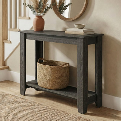 Justine Basilico 35.2'' W Console Table with Shelf