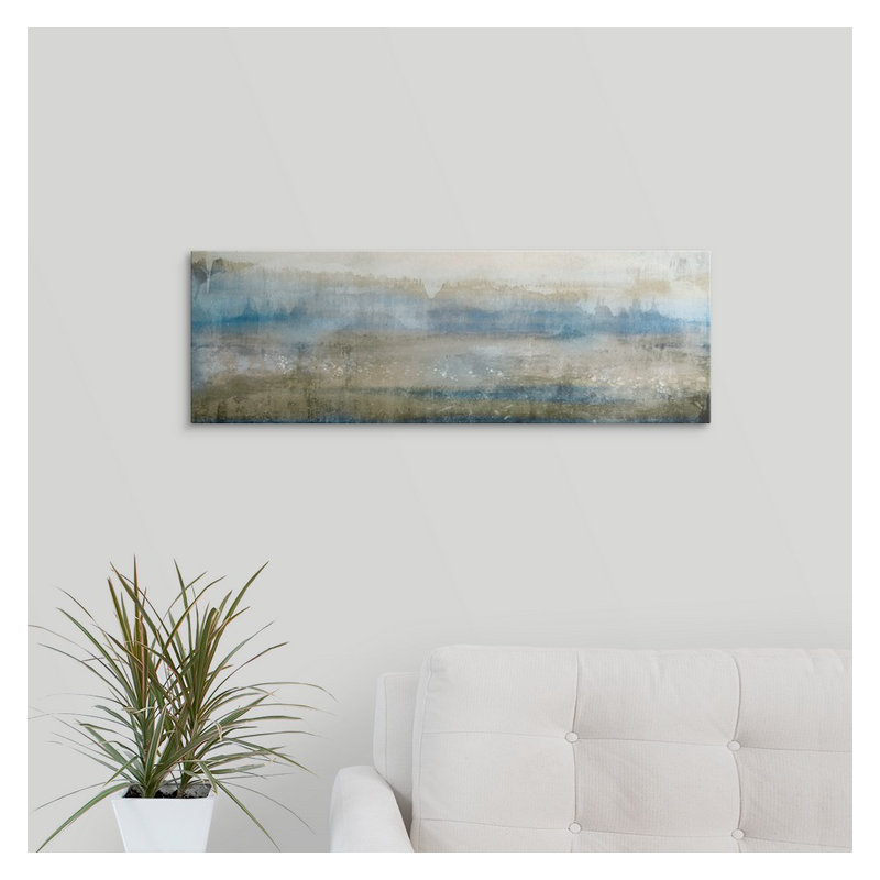 «Barkot Carty» Gold Field Anife par PI Studio - reproduction d'art, H 20 po x l 60 po x P 1,5 po, Toile