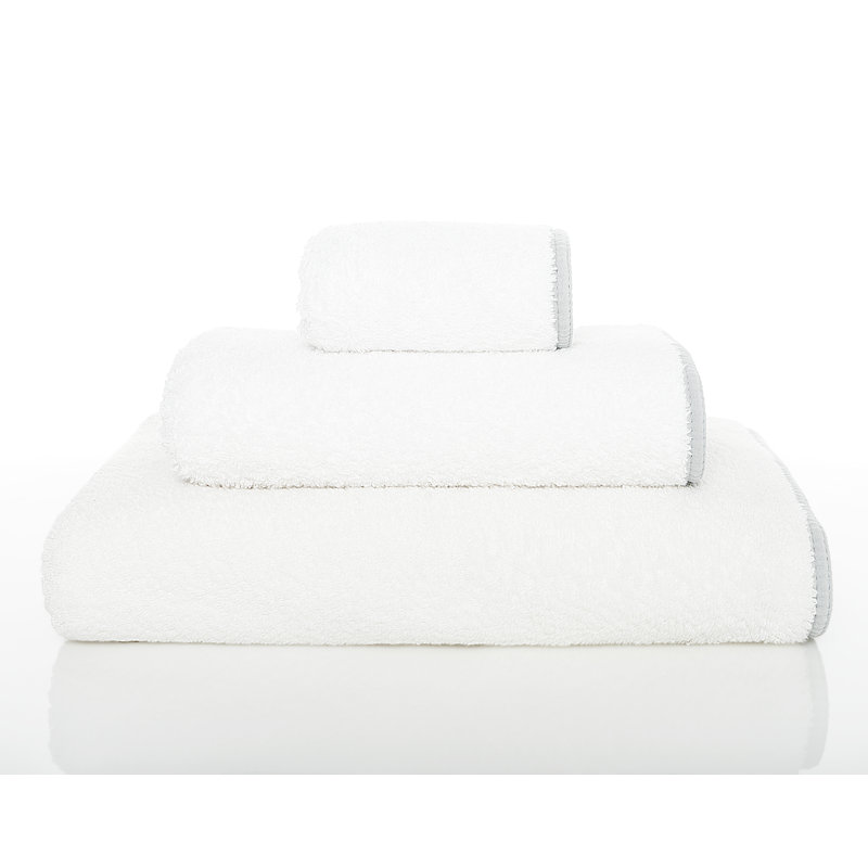 Contour Hand Towel, Silver