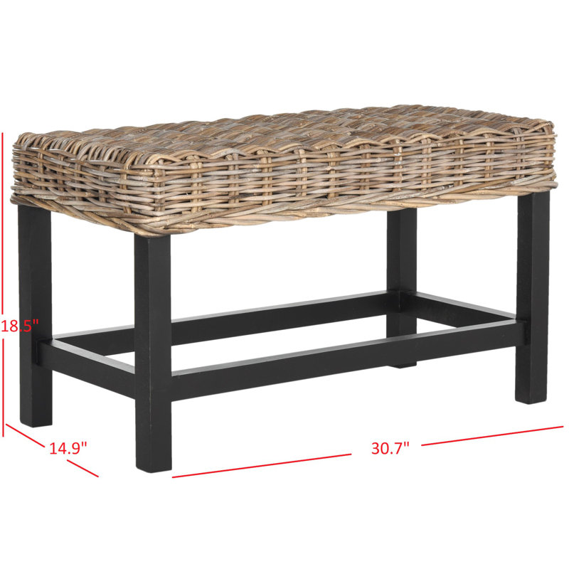 Willow Solid Wood Accent Stool