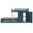 Full Over Full Modern Bunk Bed With Built In Closet And 7 Storage Drawers-415632146
