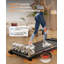 Tapis roulant à vitesse ajustable avec DEL pour la forme physique du foyer de voyage à la maison: personnaliser l'exercice