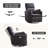 Experience Unmatched Comfort: Luxury Swivel Rocker Manual Recliner with Adjustable Pillows-1070884816