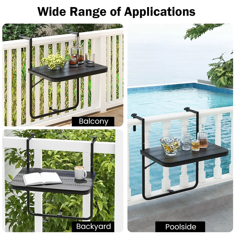 24'' Rectangular Adjustable Folding Table