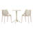 2-Person Outdoor Round Dining Set-1852976294