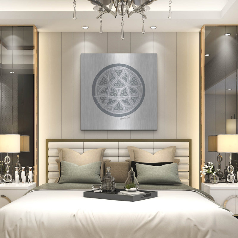 Luxe Metal Art 'Geometry Study 2' By Stellar Desig " Geometry Study 2 " by Stellar Design Studio