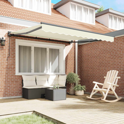 Retractable Outdoor Sun Shade Awning Frame