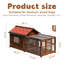 Niche pour chien en bois massif de luxe avec clôture-104977310