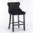 Velvet Upholstered Bar Stool Chair Set of 2-1330648766