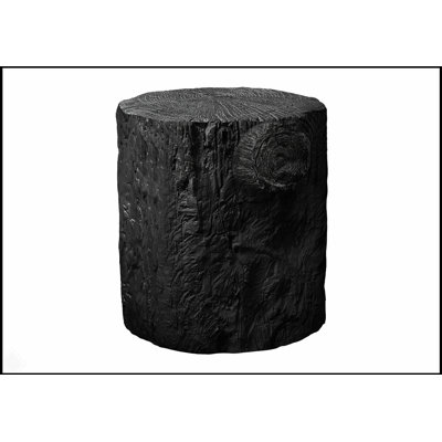 Table d'appoint ronde contemporaine, hauteur de 25 pouces, utilisation intérieure / extérieure, oxyde de magnésium durable, conception sans assemblage, élégante et pratique