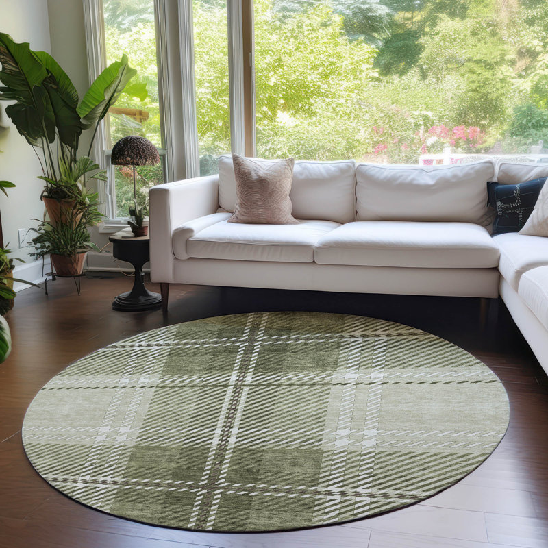 Maliana Area Rug, Round 8'