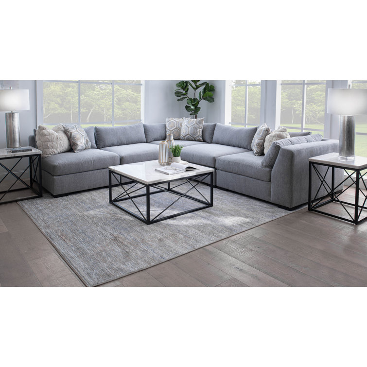 Thomas 136" Performance Fabric Modular Sectional