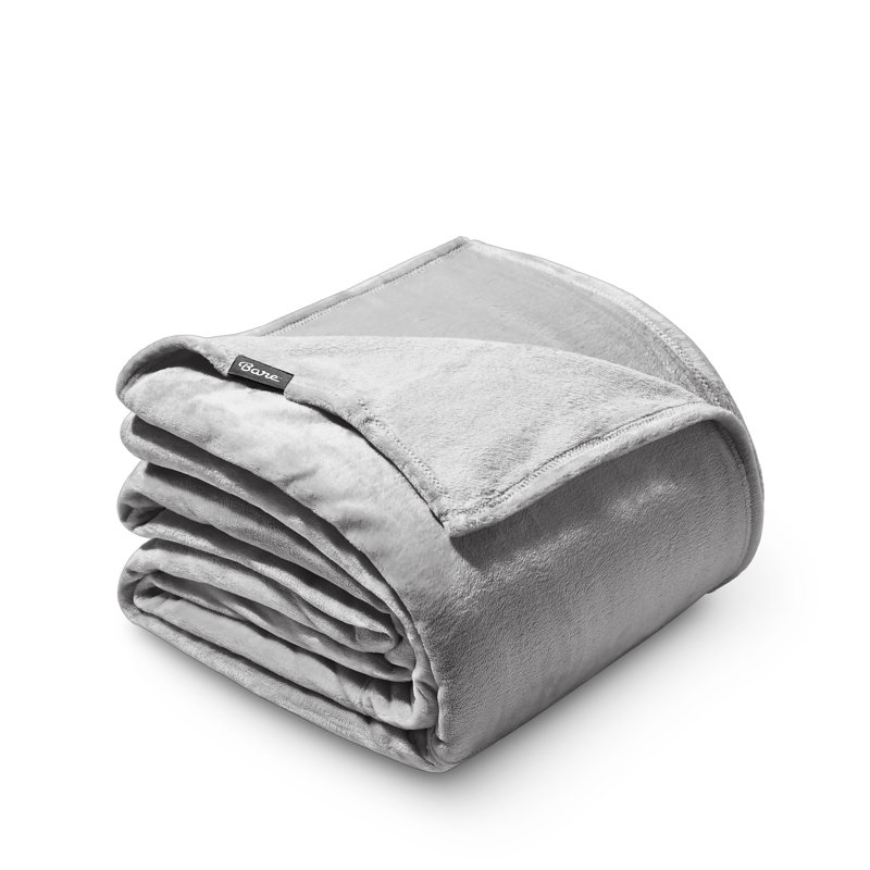 Couverture géante Microplush, Gris clair