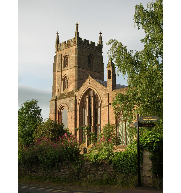 Église du Prieuré, Angleterre, H 18 po x l 13 po