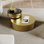 Modern Extendable Nesting Coffee Table,  31.5'' Round Living Room Table With Rotating Top