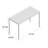Metal Base Writing Desk