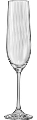 Viola Optic 7 oz. Crystal Flute