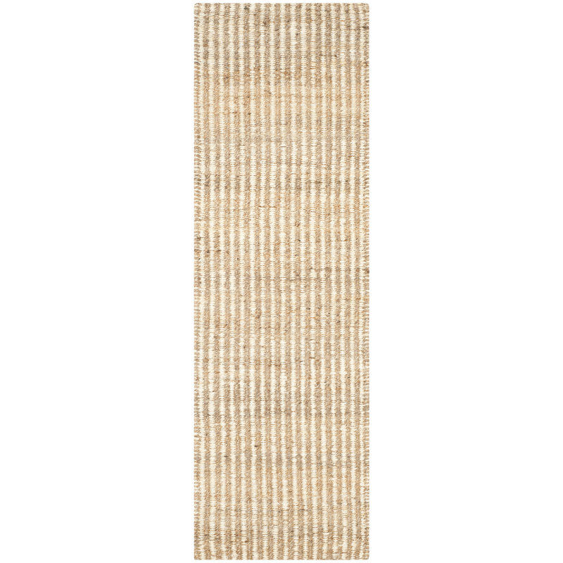 Auckland Handwoven Ivory Area Rug, Runner 2'3" x 13'