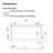 60" X 32" Single Threshold Rectangle Shower Base, Right Drain Acrylic Shower Pan