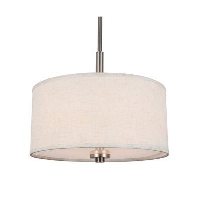 Cisbrough 3 - Light Dimmable Drum Chandelier
