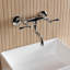 Robinet de salle de bain mural 2 trous Kingston-101986830