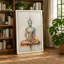 Meditating Buddha Japandi - Wrapped Canvas-776453575-776453626